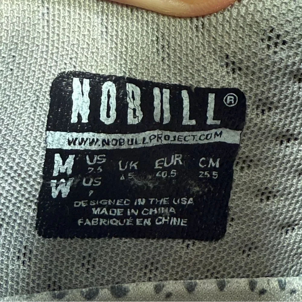 Nobull‎ Shoes Womens Size 9 Grey Superfabric Athletic Workout Crossfit Sneakers
